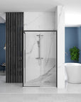 Cabine de douche SOLAR BLACK MAT 100x80 Sans receveur de douche 3