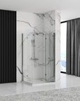 Cabine de douche pliante Rea Fold N2 Modulée 70x80 5