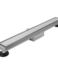 Drain linéaire Rea Neox BRUSH NICKEL 90 6