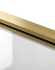 Cabine de douche REA Rapid Swing Brush Gold Porte: 90 x Paroi: 100 6