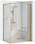 Cabine de douche SOLAR GOLD Brush 100x80 Sans receveur de douche 1