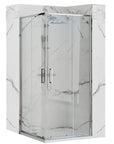 Cabine de douche Rea Punto 80x80 Sans receveur de douche 1