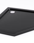 Cabine de douche DIAMOND BLACK MAT 80x80 Sans receveur 6