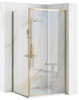 Cabine de douche Rapid Slide Gold Porte: 110 Paroi: 100 1