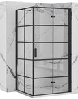 Cabine de douche Rea Molier Black 80x80 1