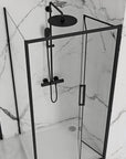 Cabine de douche rectangulaire Rapid Fold Porte: 80 x Paroi: 90 2