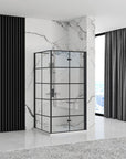Cabine de douche Rea Molier Black 80x80 2