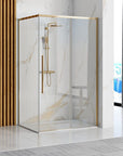 Cabine de douche SOLAR GOLD 100x80 Avec receveur de douche Savoy 2