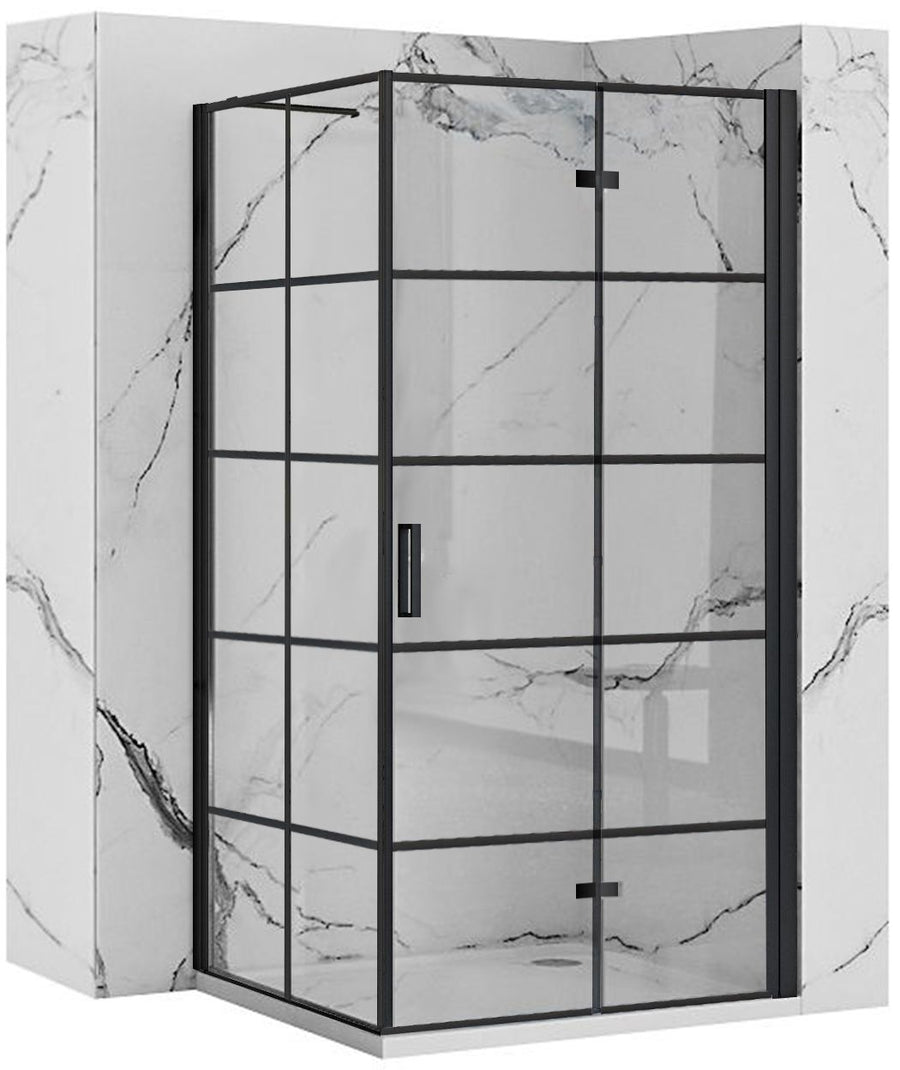 Cabine de douche Rea Molier Black 100x80  1