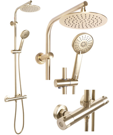 Kit de douche REA Bliss brush gold  1