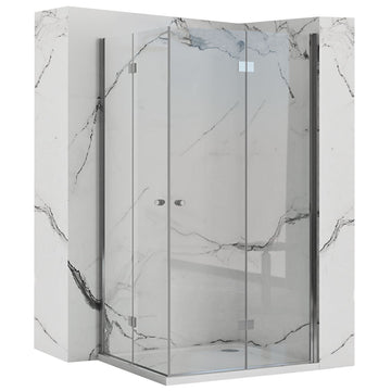Cabine de douche pliante Rea Fold N2 Modulée 70x90 1