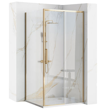 Cabine de douche Rapid Slide Gold Porte: 100 Paroi: 90 1