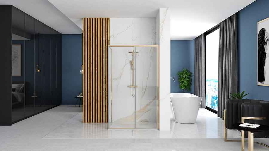 Cabine de douche SOLAR GOLD 100x80 Sans receveur de douche 6
