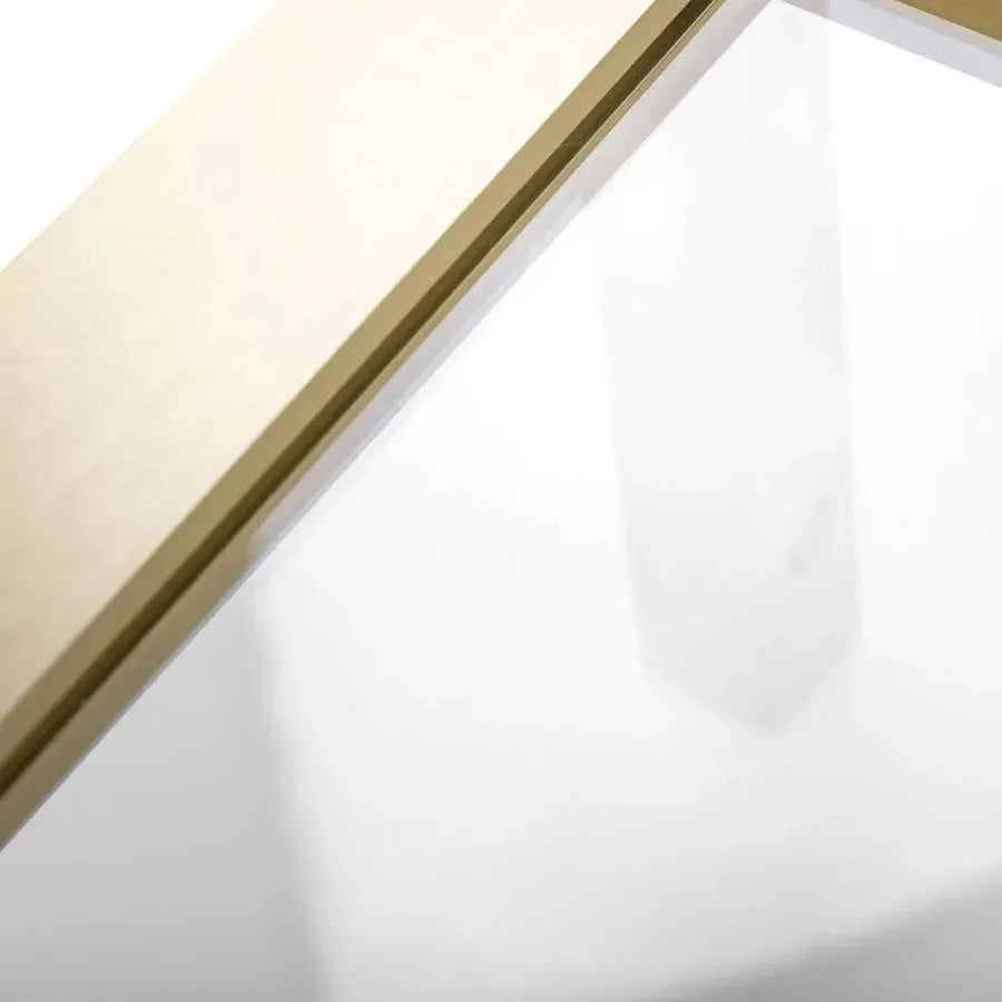 Cabine de douche Murale REA Rapid Slide Brush Gold Porte: 100 Paroi: 100 7