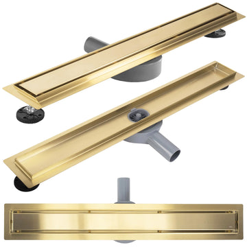Drain linéaire REA Neox pro Brush Gold 70  1
